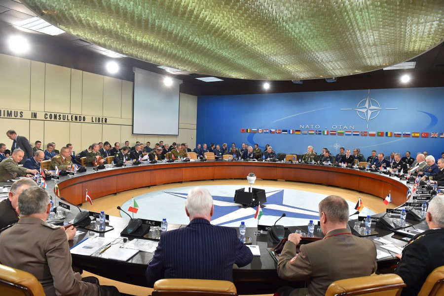 Meetings of the Chiefs of Defence at NATO Headquarters in Brussels- Military Committee in Chiefs of Staff Session with NATO Secretary General