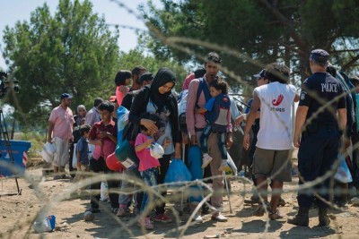 O fluxo de refugiados continua a aumentar na ilha de Lesbos