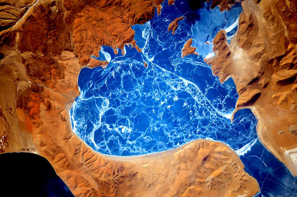 Foto de Scott Kelly - Tibete, Lago Langa Tso