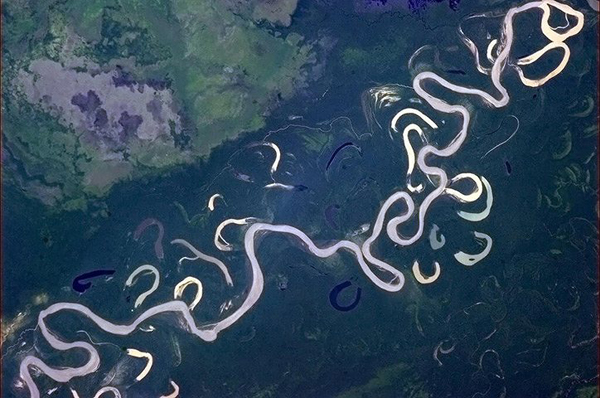 Foto de Chris Hadfield - Bolívia, Rio Beni