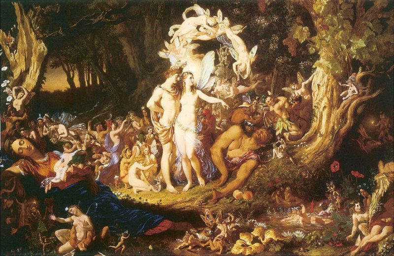 A Midsummer Night's Dream - "The Reconciliation Of Oberon And Titania" by Joesph Noel Paton