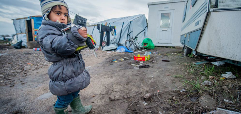 Campo concentraçao / Refugiados - Calais